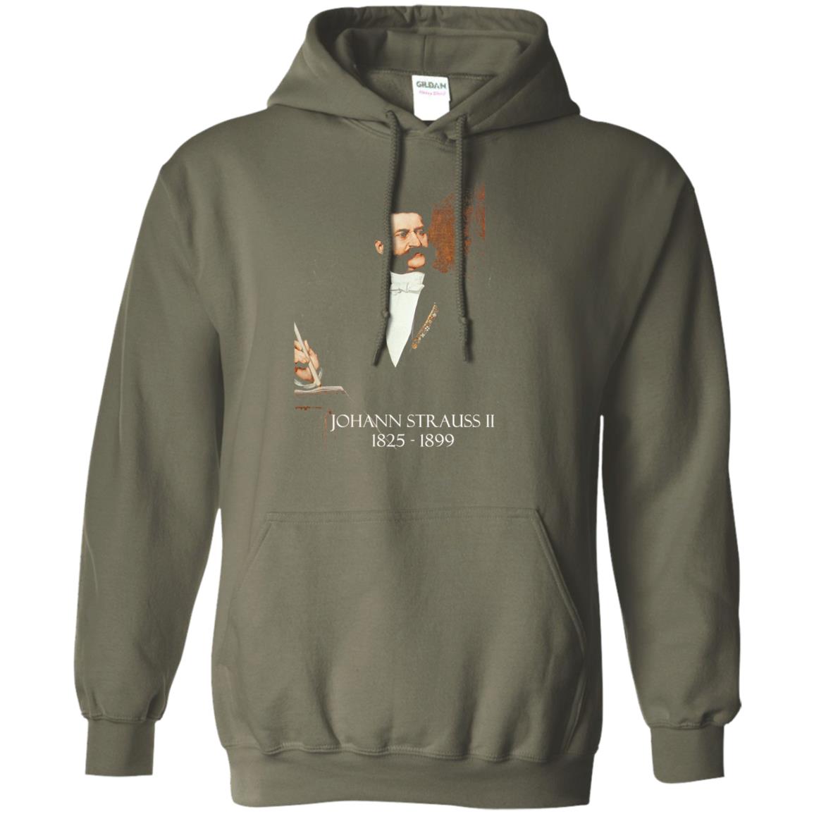 Musician T-shirt Johann Strauss Ii Military Green