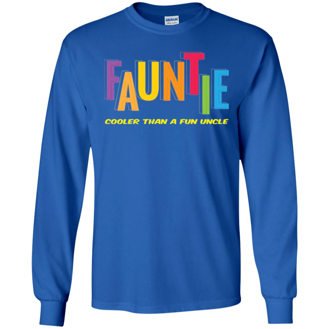 Aunt T-shirt Fauntie Cooler Than A Fun Uncle Royal
