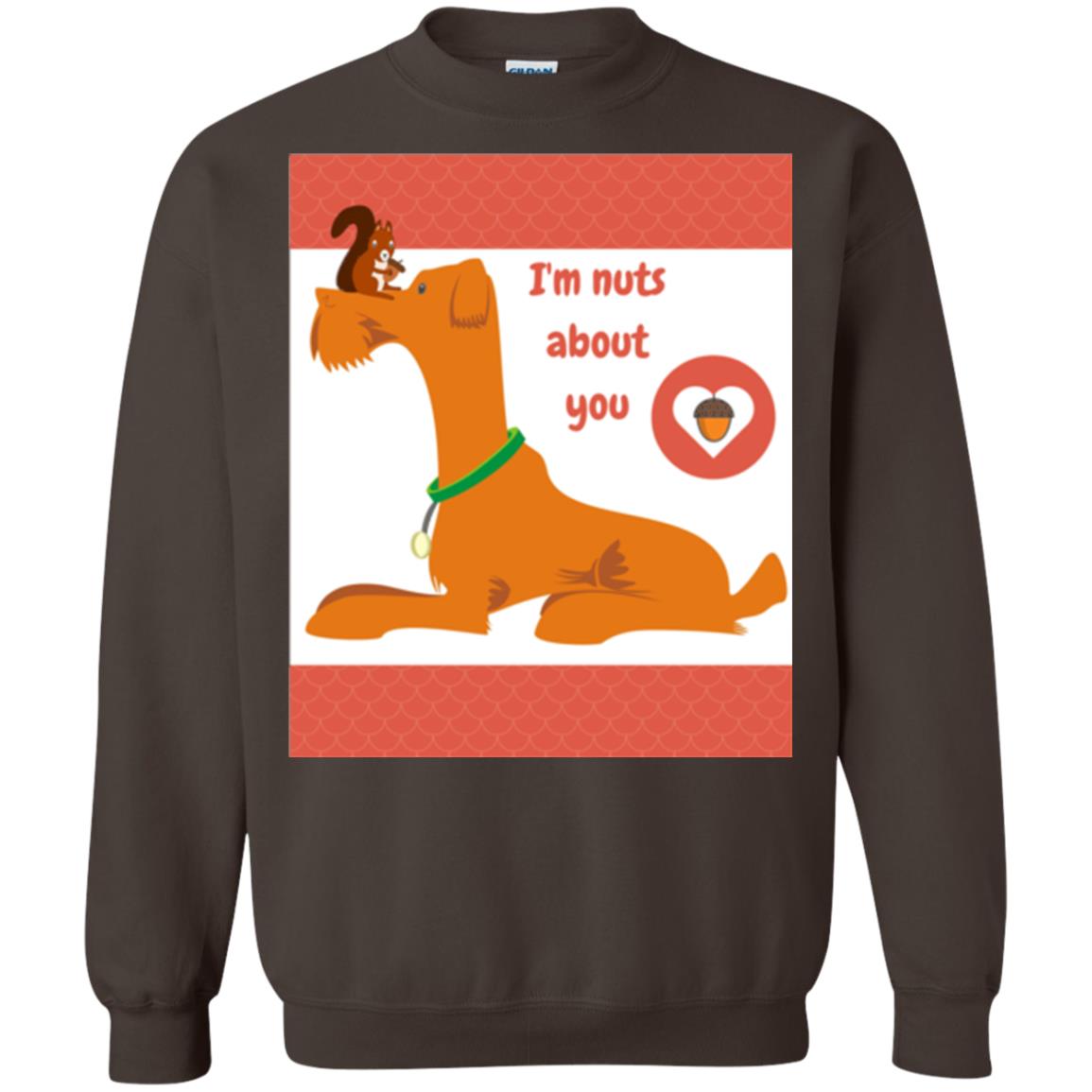I_m Nuts About You T-shirt Dark Chocolate