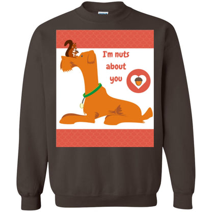 I_m Nuts About You T-shirt Dark Chocolate