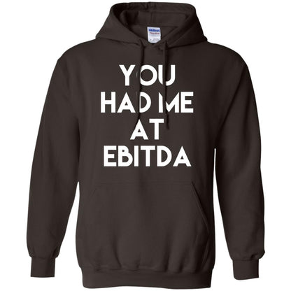 Accounting Cpa T-shirt You Had Me At Ebitda Dark Chocolate