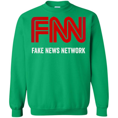 Anti Trump T-shirt Fnn The Fake News Network Irish Green