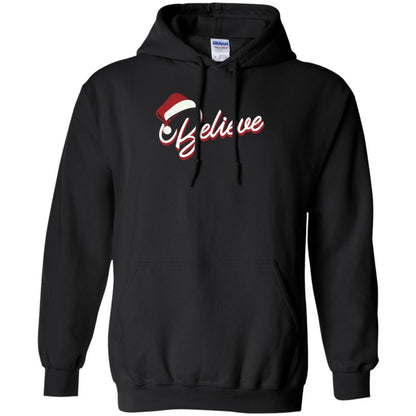 Christmas T-shirt Believe In Santa Claus Black