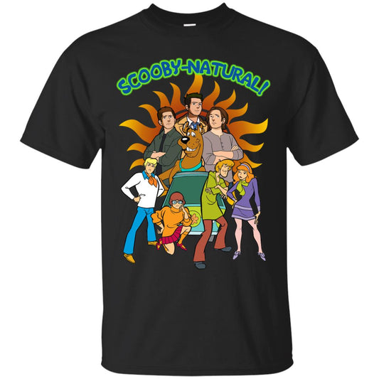 Scooby Natural Mystery Team Cartoon Shirt Black