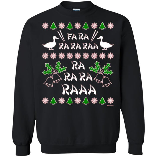 Christmas T-shirt Fa Ra Ra Chinese Duck Dinner Black