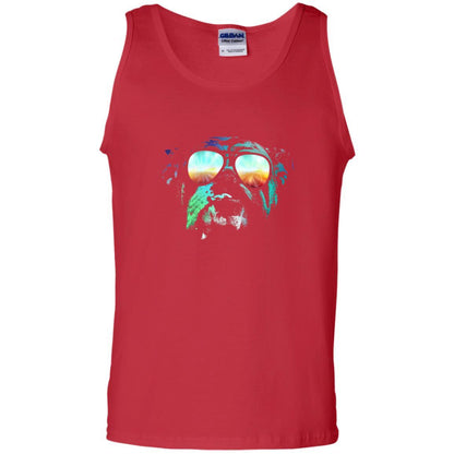 Pitbull Lover T-shirt English Bulldog Neon Dog T-shirt Red