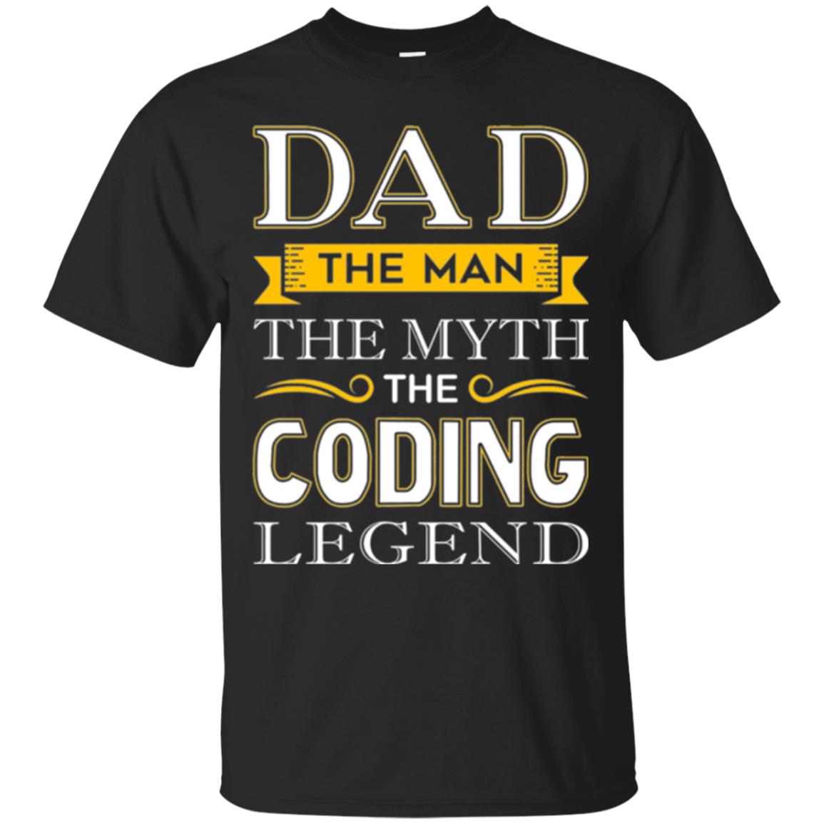 Daddy T-shirt The Man The Myth Colding Legend Black