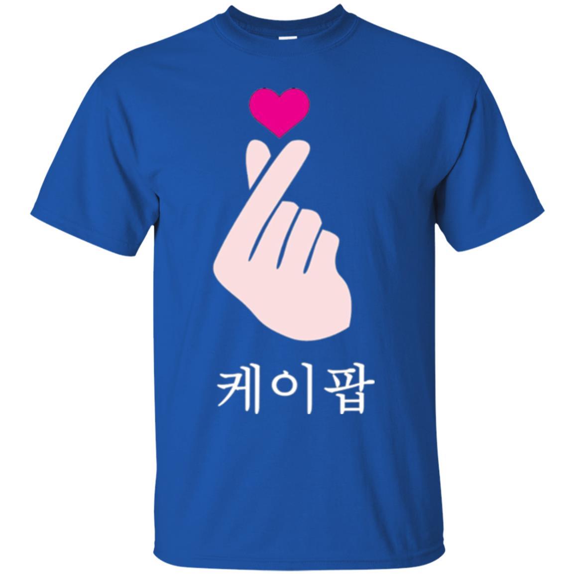 K-pop T-shirt Hand Symbol Cute Korean Music Royal