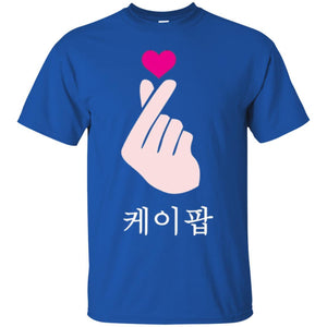 K-pop T-shirt Hand Symbol Cute Korean Music