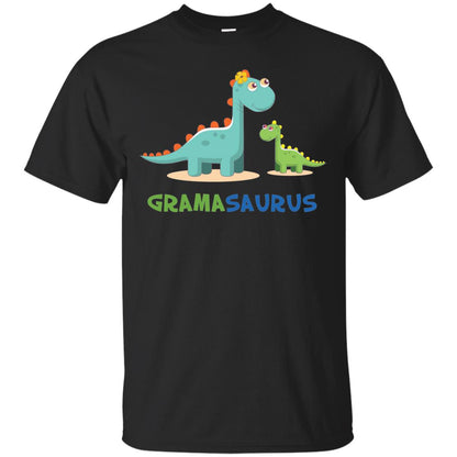 Gramasaurus Grandmom Grandma Shirt Black