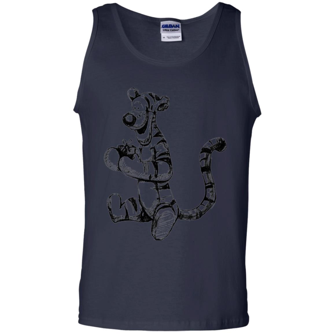 Movie T-shirt Tigger Sketch Navy
