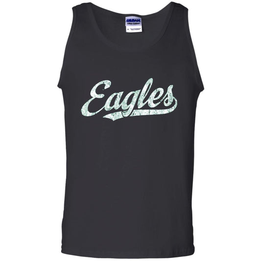 Eagles Mascot T-shirt Vintage Sports Name Black