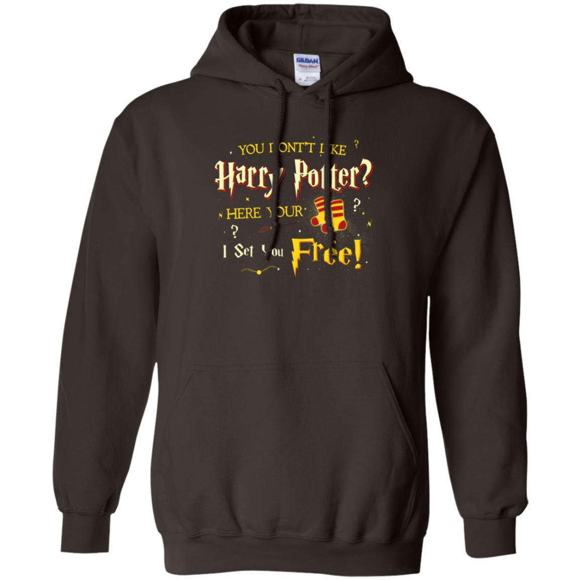 You Don_t Like Harry Potter Here Your I Set You Free Movie T-shirt Dark Chocolate