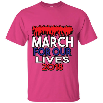 March For Our Lives 2018 Anti Gun T-shirt Heliconia
