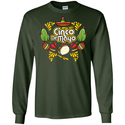 Mexican Festival Cinco De Mayo Shirt Forest Green