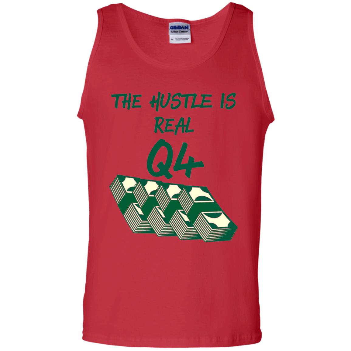Money T-shirt The Hustle Is Real Q4 Making Money Novelty Red