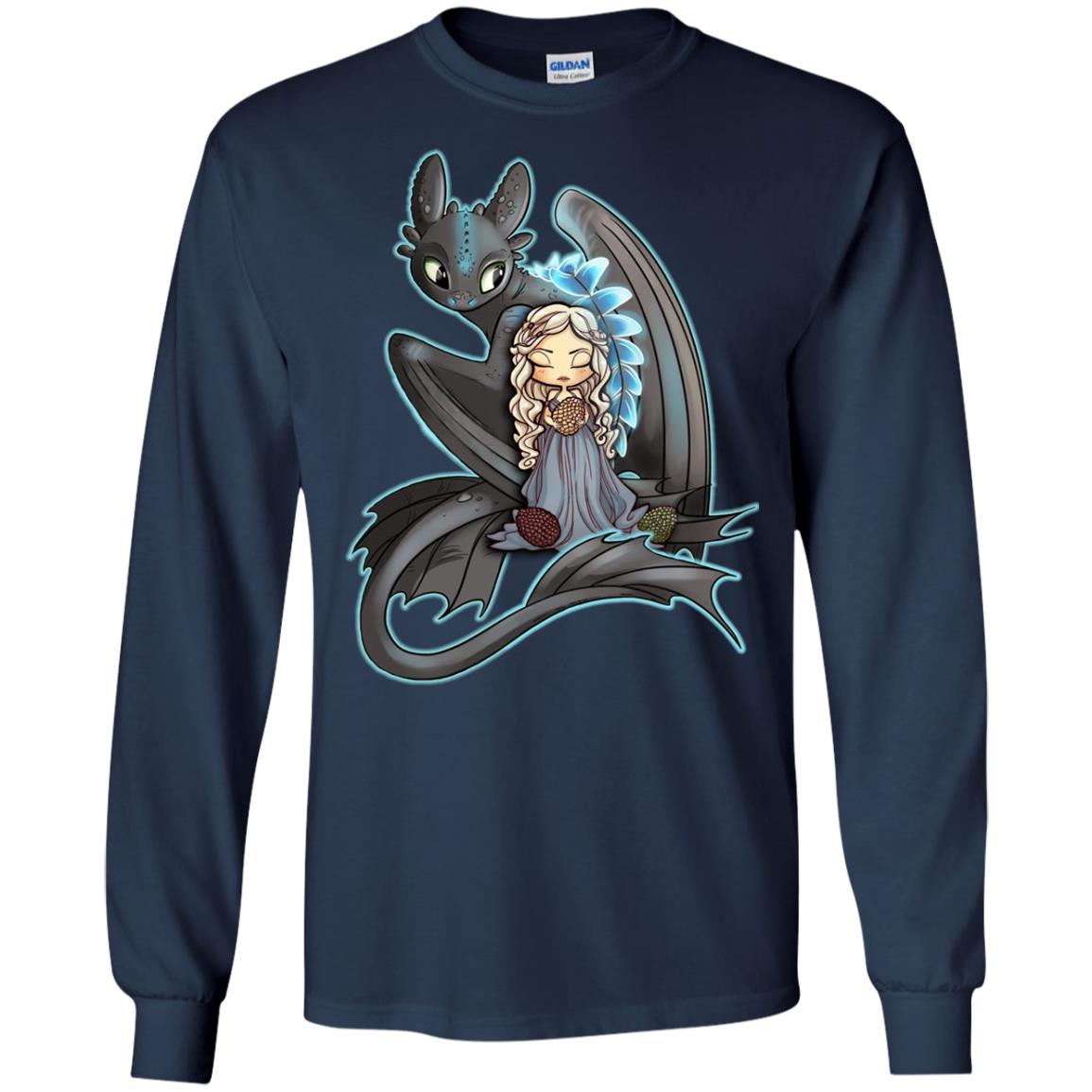Dragon Night Fury Cartoon Shirt Navy