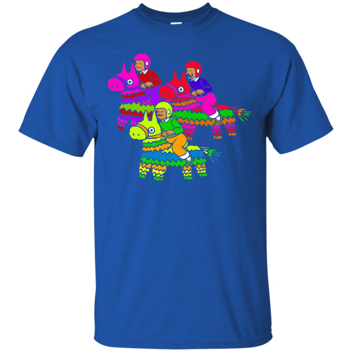 Cinco De Derby Pinata Jockeys Horse Race T-shirt Royal