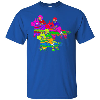 Cinco De Derby Pinata Jockeys Horse Race T-shirt Royal