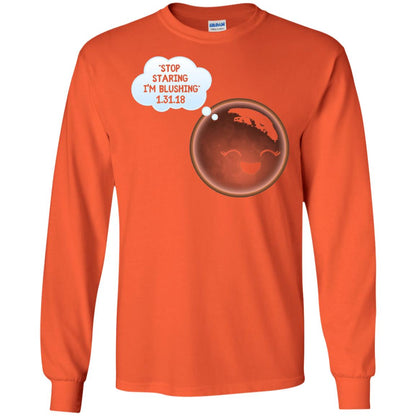 Celestial Total Lunar Eclipse 2018 T-shirt Funny Meme Orange