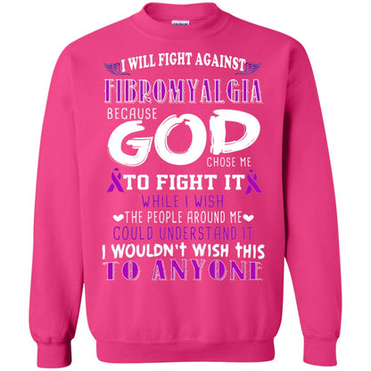 Fibromyalgia Awareness Shirt I Will Fight Against Fibromyalgia Heliconia
