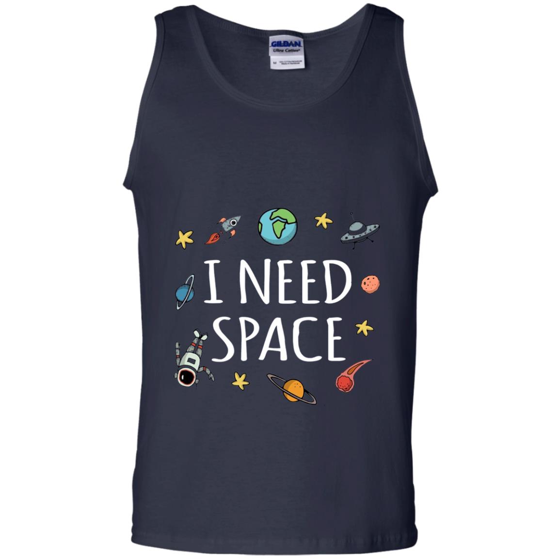 Funny I Need Space T-shirt Navy