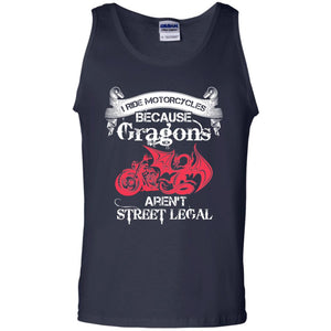 Motocross T-shirt Because Dragons Aren_t Street Legal