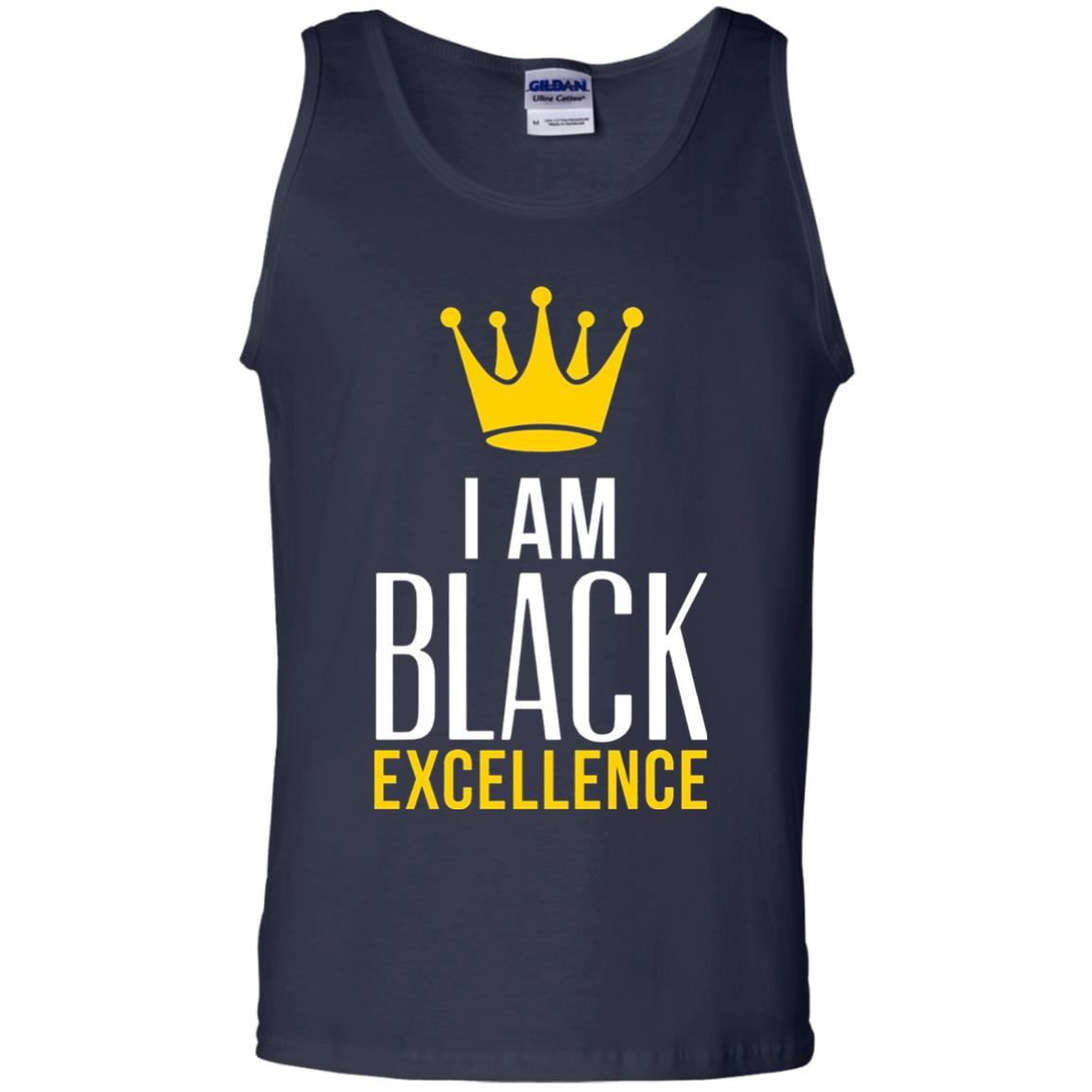 Black Excellence T-shirt Melanin Poppin_ Queen King Navy
