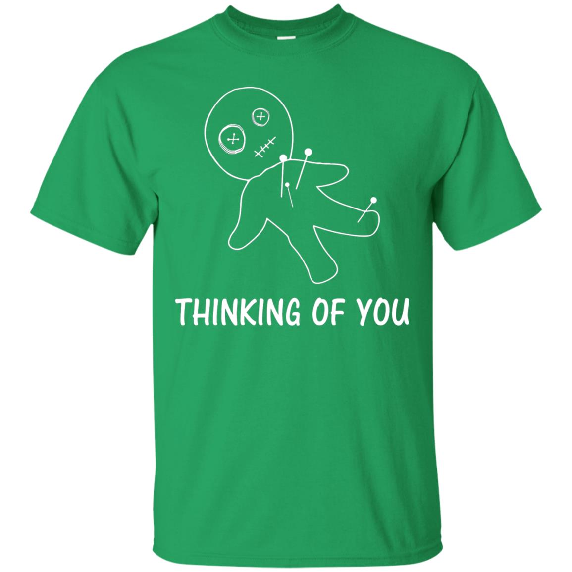 Thinking Of You Voodoo Doll T-shirt Irish Green