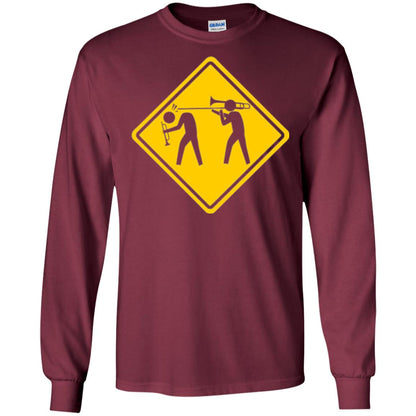 Funny Trombonist T-shirt Maroon