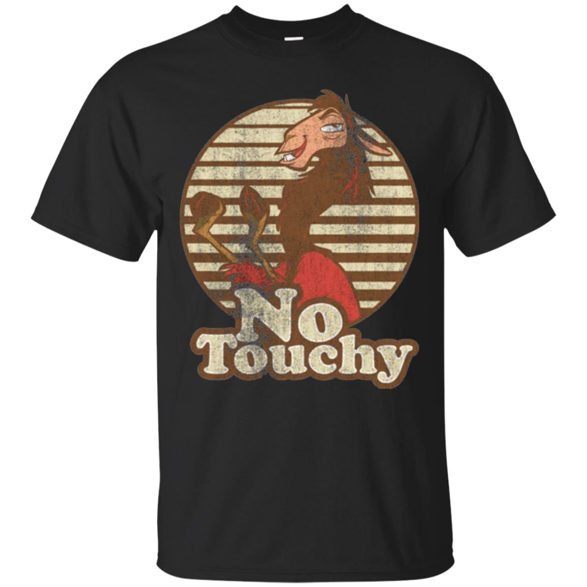 Llama T-shirt No Touchy Black