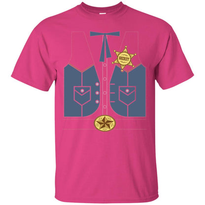 Western Cowboy Sheriff T-shirt Heliconia