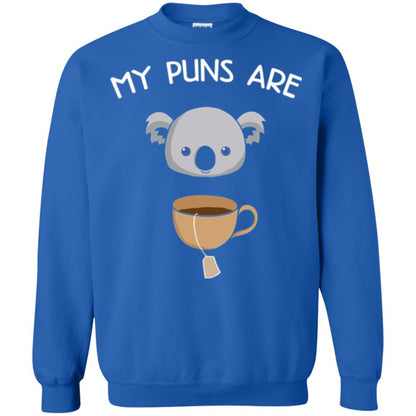 Animal Puns T-shirt My Puns Are Koala Tea Royal