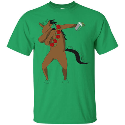 Derby Party 2018 Funny Dabbing Horse Shirt Irish Green