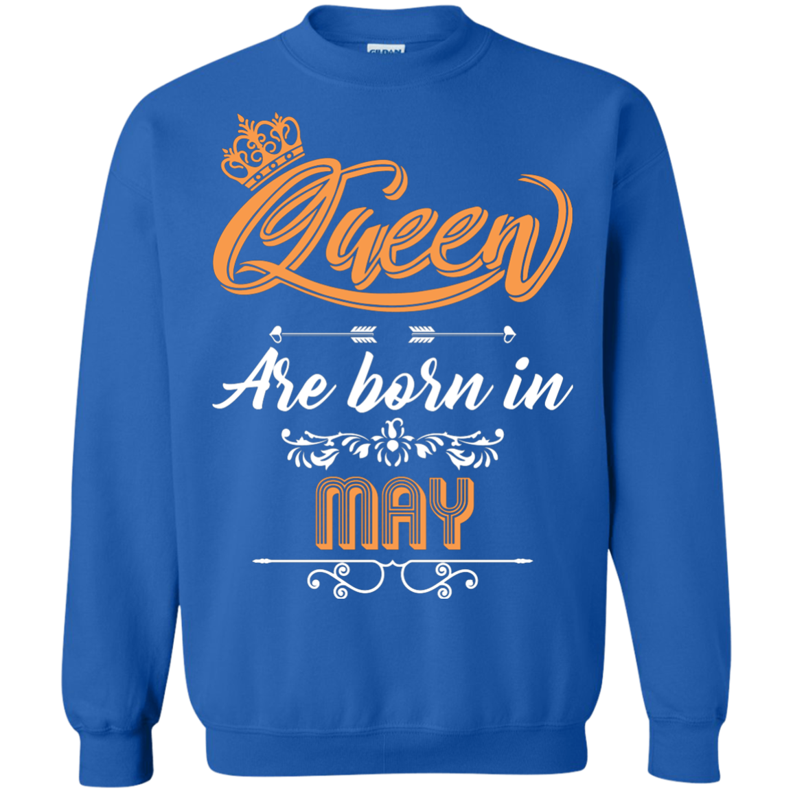 Brithday T-Shirt Queen Are Born In May Royal