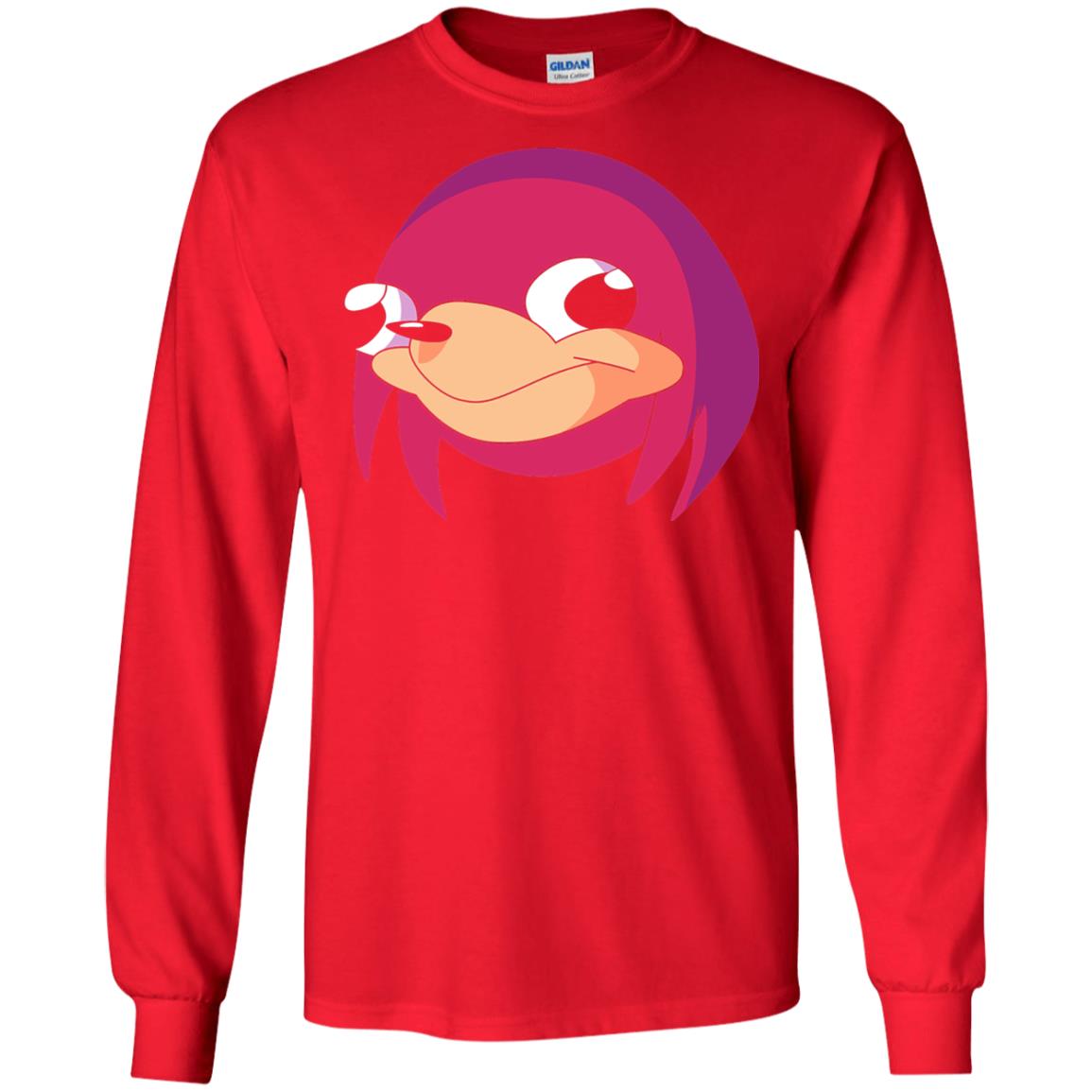 Cartoon T-shirt Ugandan Warrior Tribe Meme Red