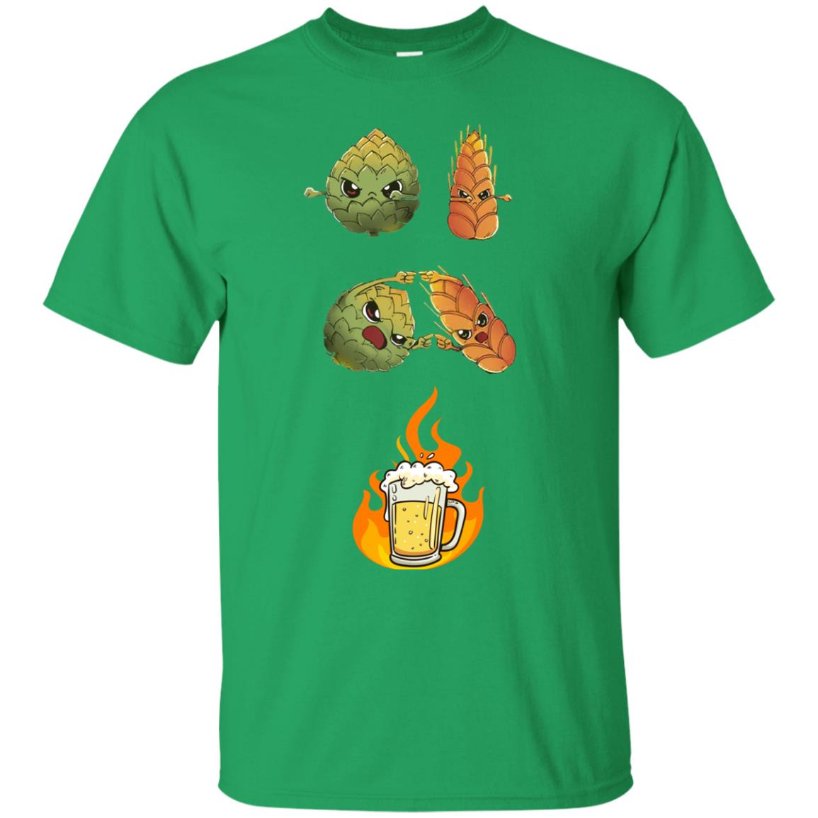 Beer Lover T-shirt Beer Fusion Irish Green