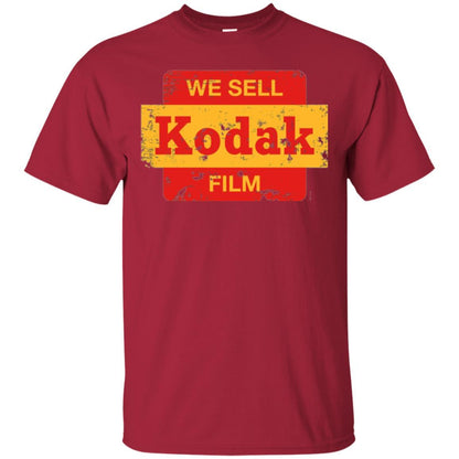 Film T-shirt Vintage We Sell Kodak Film Cardinal