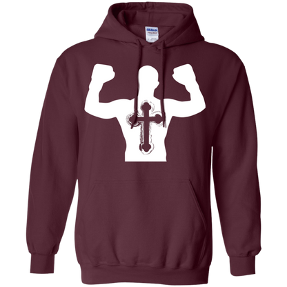 Christian Gym Exercise Workout T-shirt Maroon