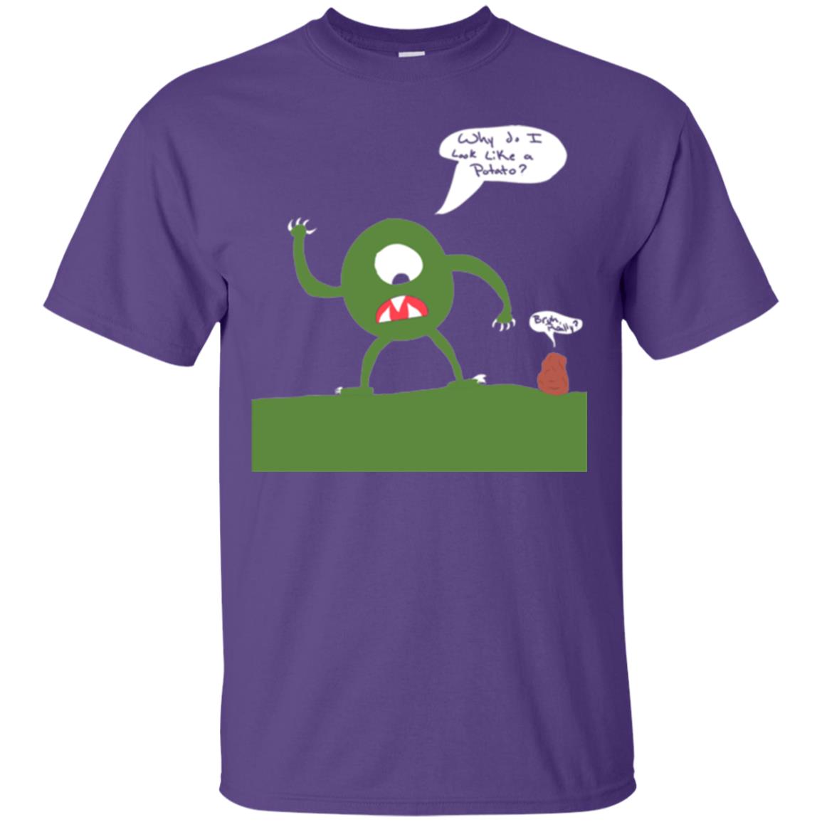 Why Do I Look Like A Potato T-shirt Purple