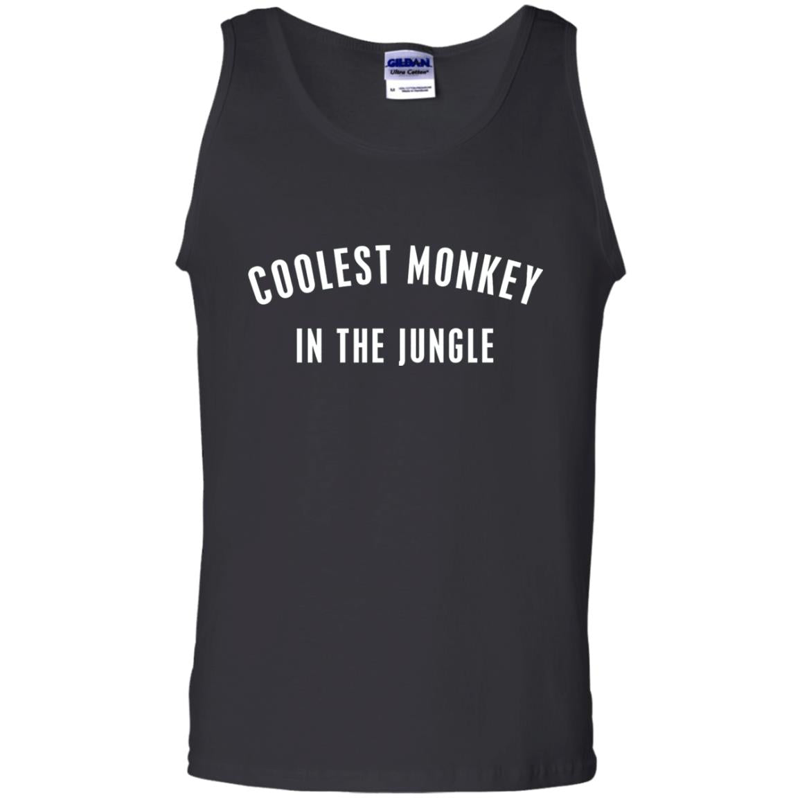 Monkey T-shirt Coolest Monkey In The Jungle Black