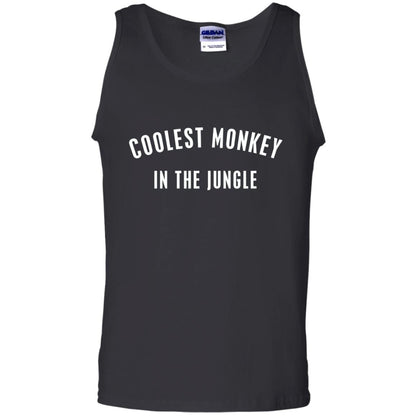 Monkey T-shirt Coolest Monkey In The Jungle Black