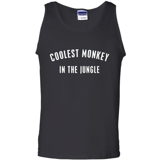 Monkey T-shirt Coolest Monkey In The Jungle Black