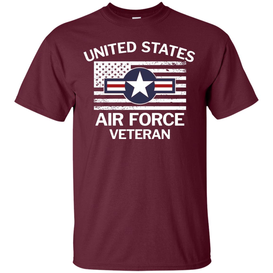 United States Air Force Veteran T-shirt Maroon