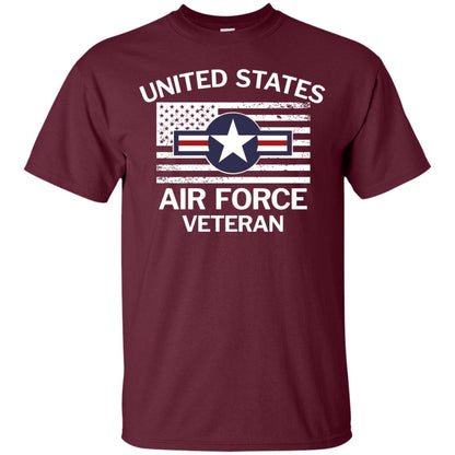 United States Air Force Veteran T-shirt Maroon