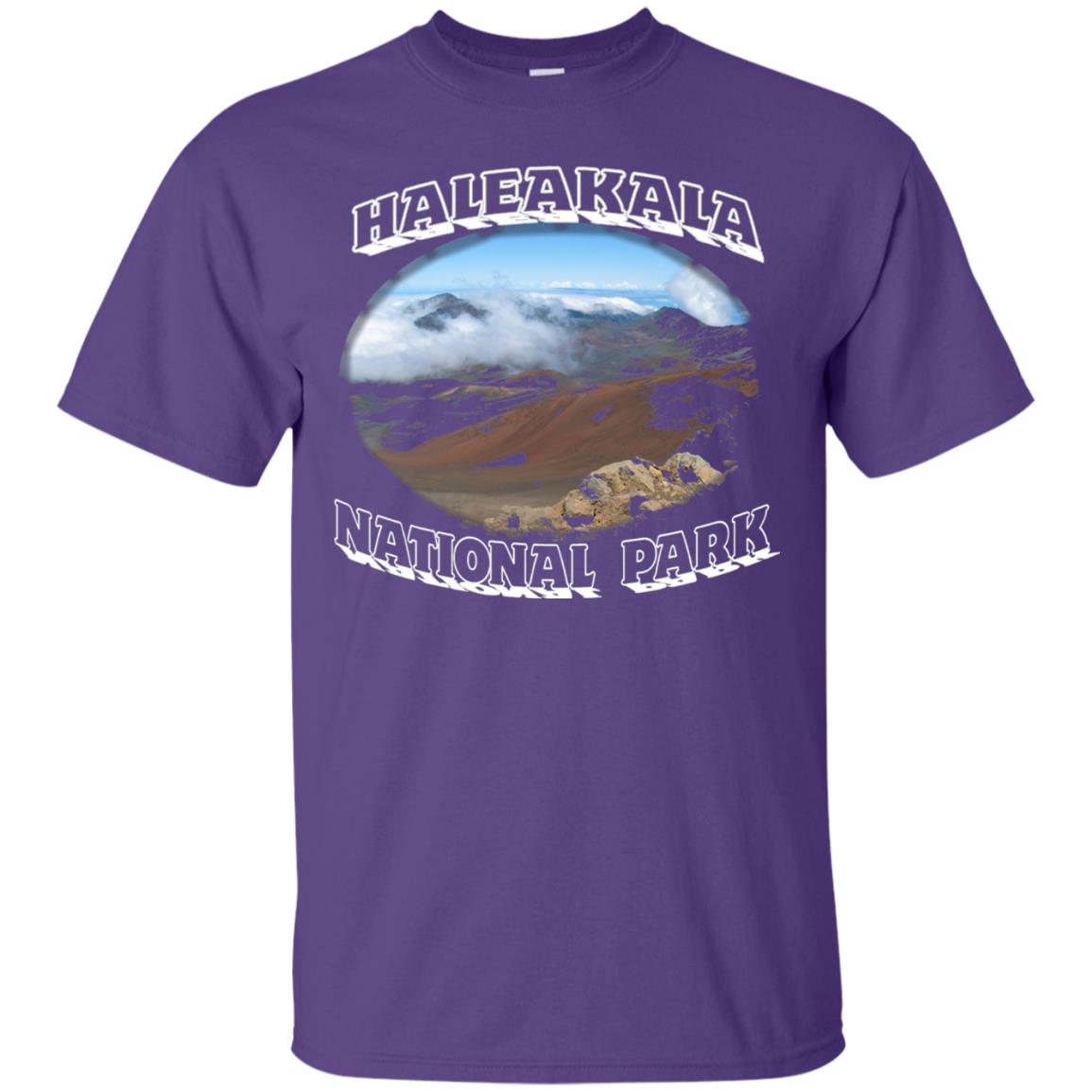 Mountain T-shirt Haleakala National Park Volcoana Purple