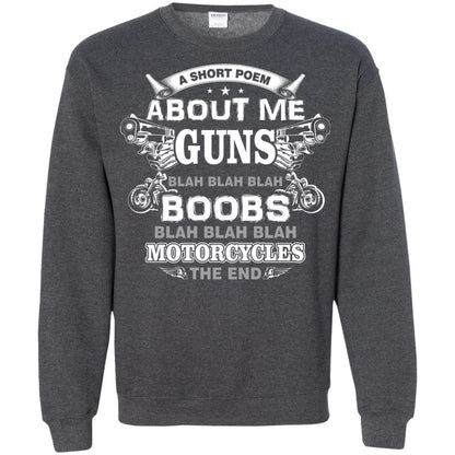 A Short Poem About Me Guns Blah Boobs Blah Motorcycles The End Dark Heather