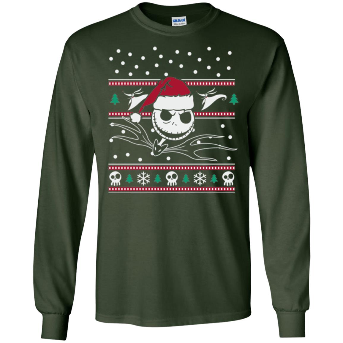 Disney Nightmare Before Christmas Holiday Christmas T-shirt Forest Green