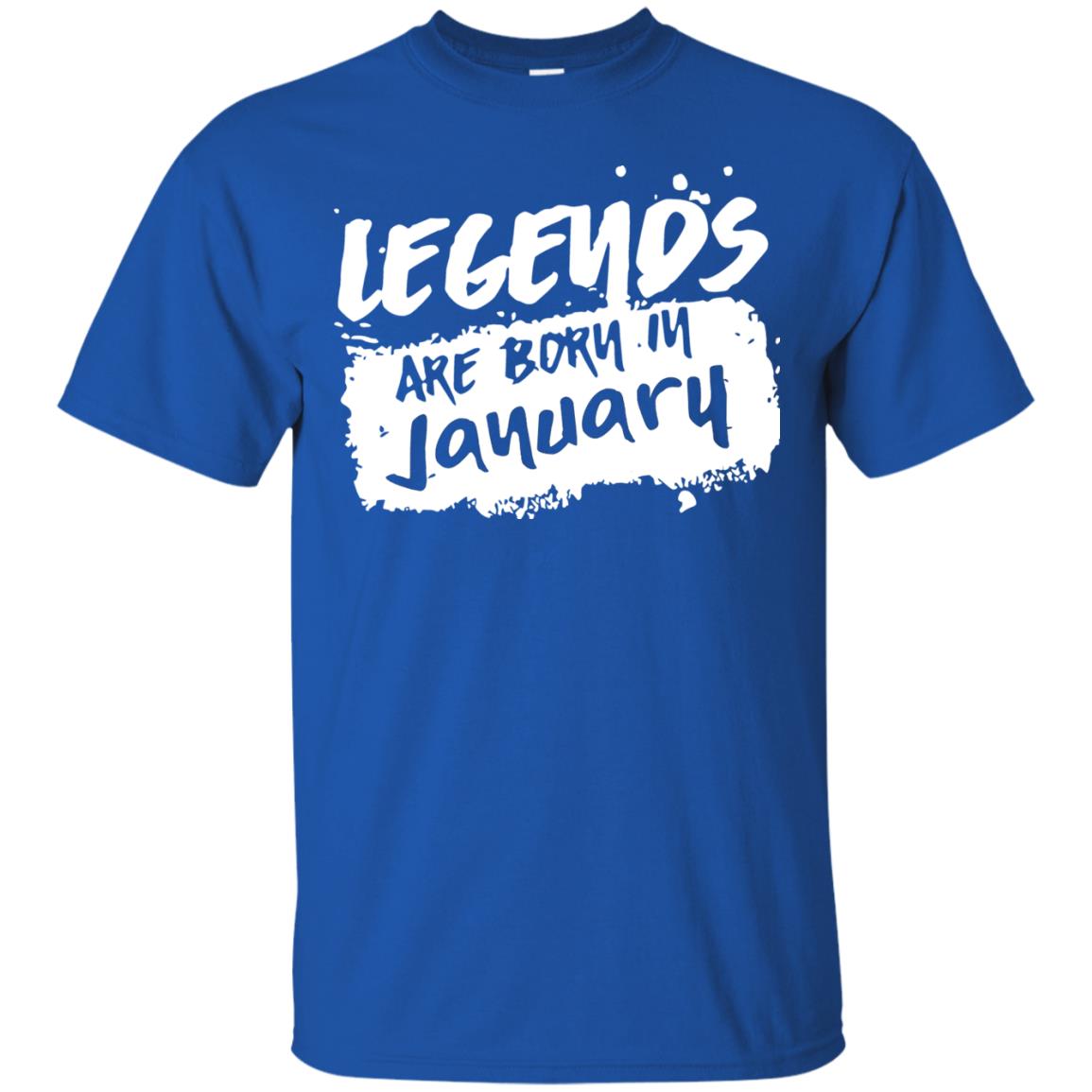 Junuary Birthday Shirt Legends Are Born In January Royal