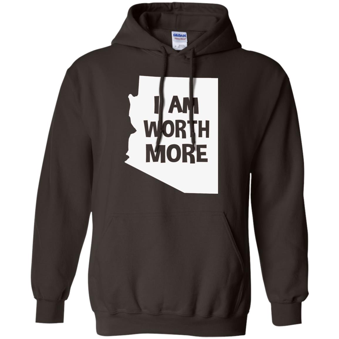Arizona Teacher Shirt I Am Worth More Dark Chocolate